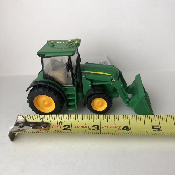 NWT Kurt Adler John Deere Tractor Ornament 3" x 5"-Farm-Loader-truck-bucket - Picture 2 of 4